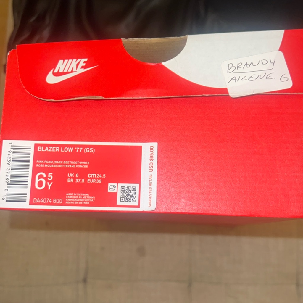 Nike Nike Blazer Low 77 Pink Foam Dark Beetroot Basically Brand New